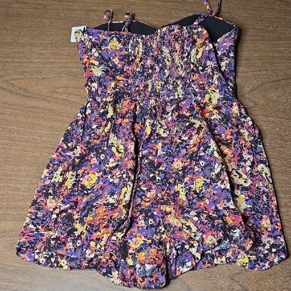 Material Girl Multicolored Y2k Boho Romper, Junior's Size‎ Small - Picture 4 of 5